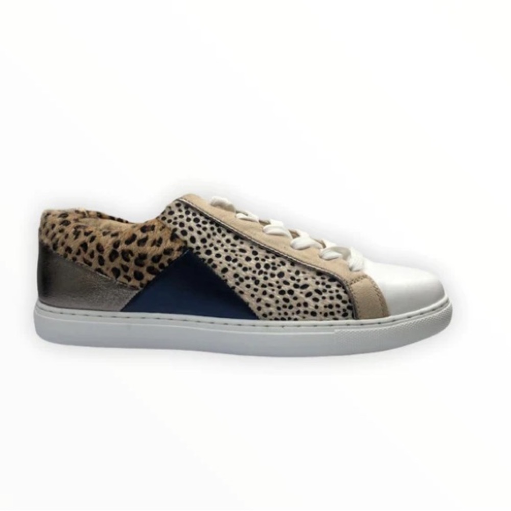 Anthropologie Vanessa Wu 2011 Animal Print Trainer Faux Fur Sneakers